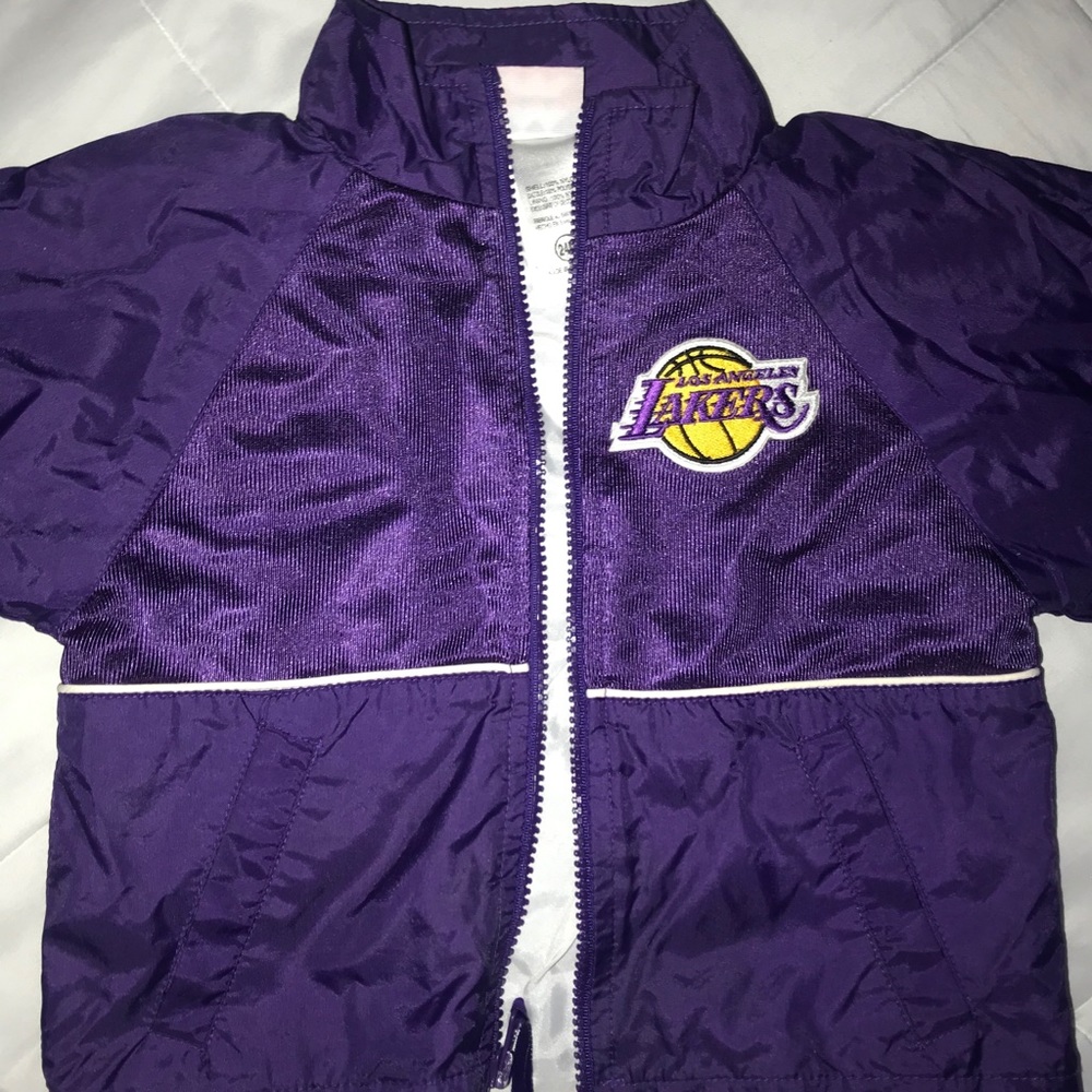 2002 Toddler Lakers windbreaker set